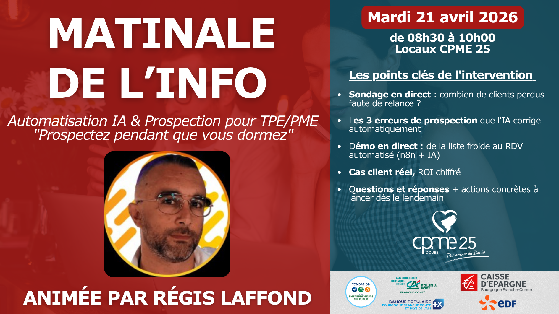 Les Matinales de l’info by CPME 25