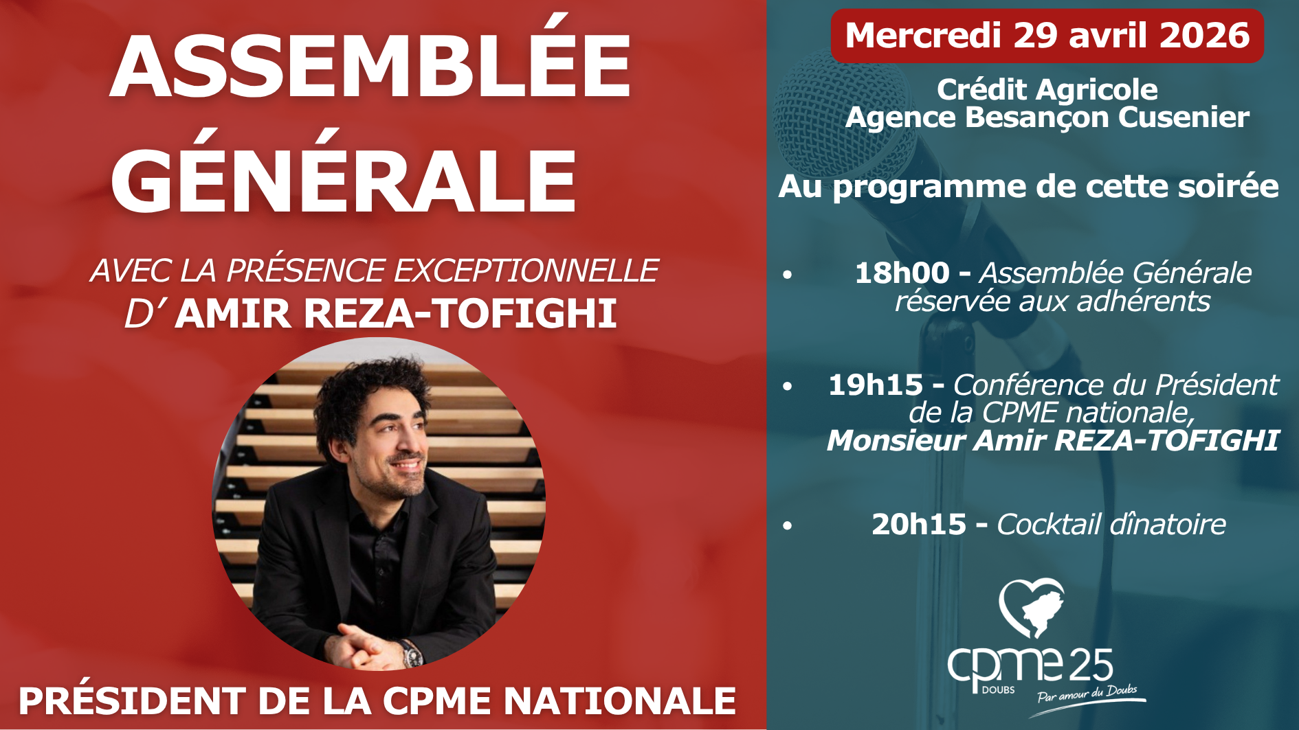 Assemblée Générale – Conférence – Cocktail