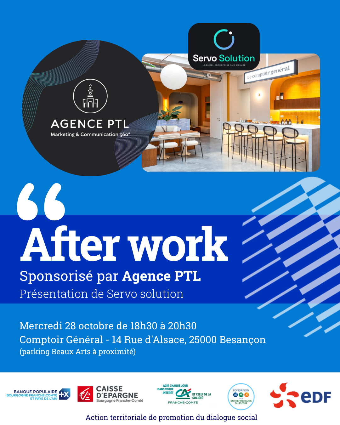 After Work du 28/10/2026 avec Agence PTL